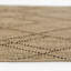 Tapis brun / noir en jute / laine fait à la main Benoist-87915188