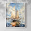 NAUTICAL Series CECLI - Impression encadrée de qualité supérieure - Prêt à accrocher - Aucun clou requis-1881615083-1881615077