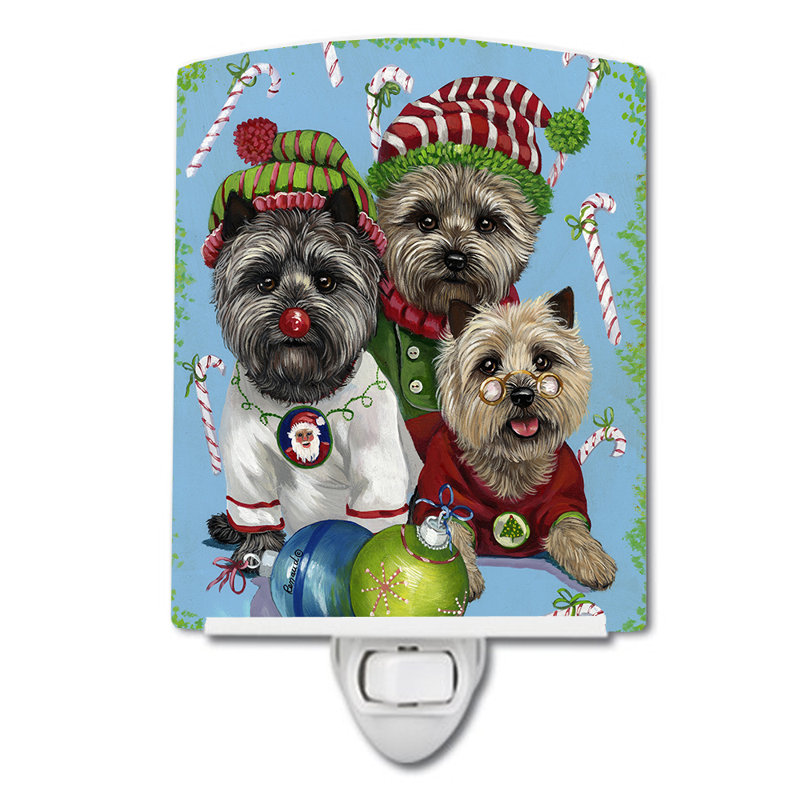 Veilleuse Boxer, Cairn Terrier - Elfes