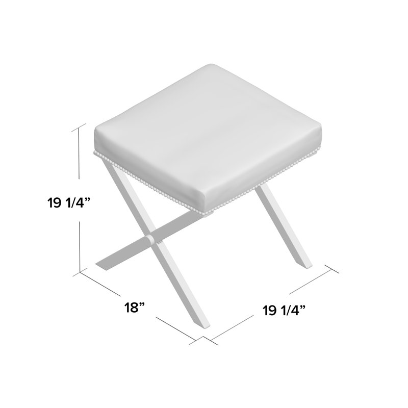 Jezebel Acrylic Accent Stool