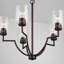 Lustre classique 5 lumières à abat-jour Carter-1003138997