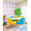 Tapis contemporain au lait fraise Miko-1960684833