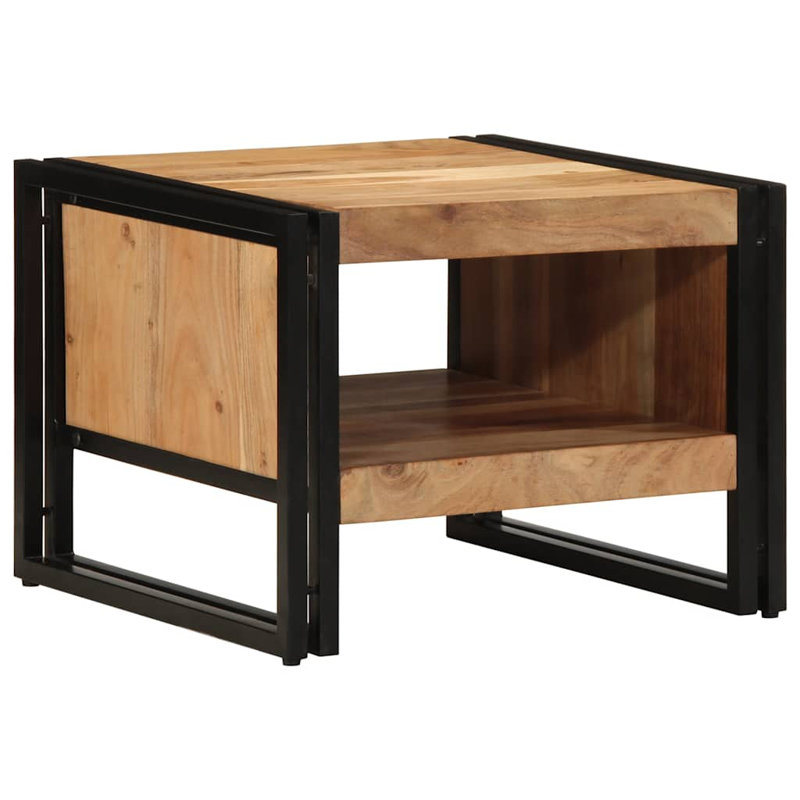 Coffee Table with Storage, Brown Oak , 38" H x 50" L x 50" W