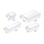 Ensemble de 25 organisateurs de tiroir en plastique transparent, 4 plateaux de rangement polyvalents pour la salle de bain et le meuble-lavabo