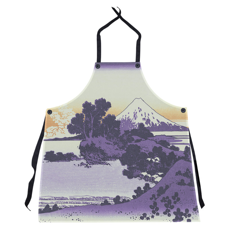 Bib Apron, Purple/Orange