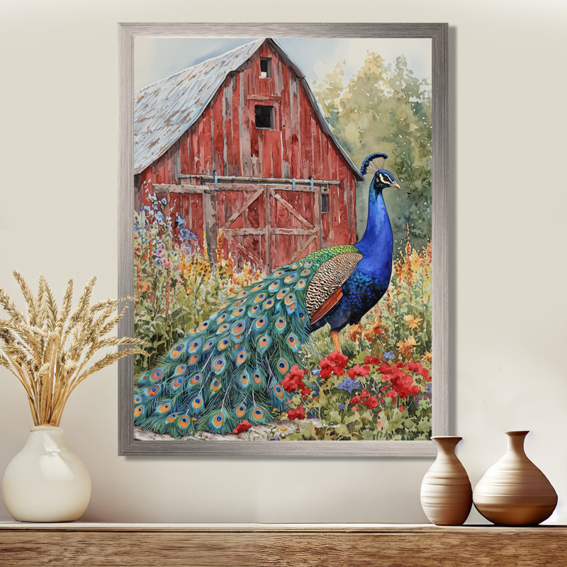 Ickes - animaux, art mural sur toile, Argent argent, H 44 po x l 34 po, Reproduction encadrée d'une seule photo