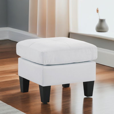 Delesha Faux Leather Ottoman by Latitude Run