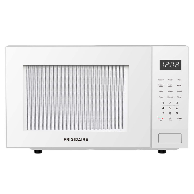 Frigidaire, 0.9 Cu. Ft. Countertop Microwave Oven, White, White
