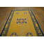 Tapis de couloir antique en laine jaune