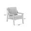 Chaises longues d'extérieur en bois de teck avec coussin et accoudoirs Marlo-114980291-114980288