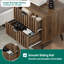 17.72cm W Solid Wood Bedside Table