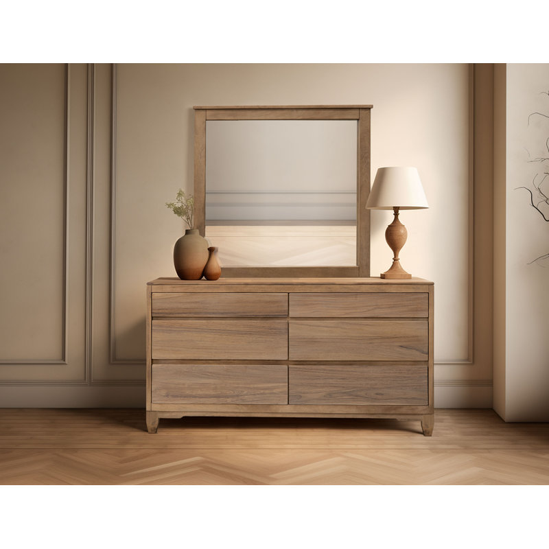 Commode 6 tiroirs Parota Nova