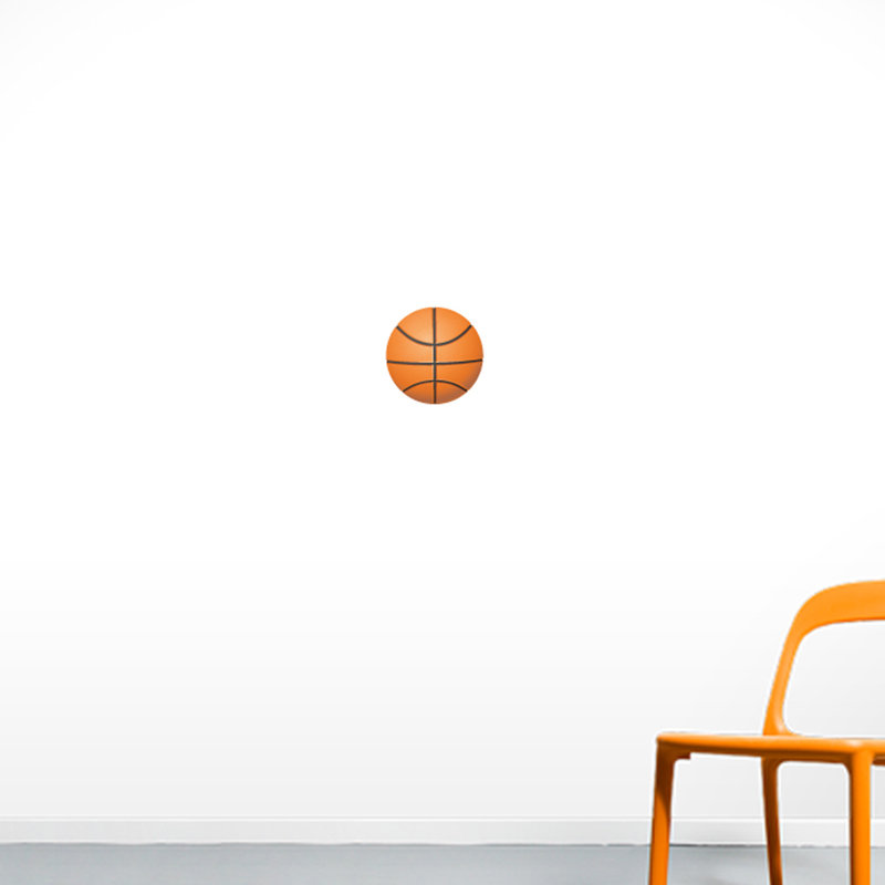 Sports Non-Wall Damaging, 6" H X 6" W