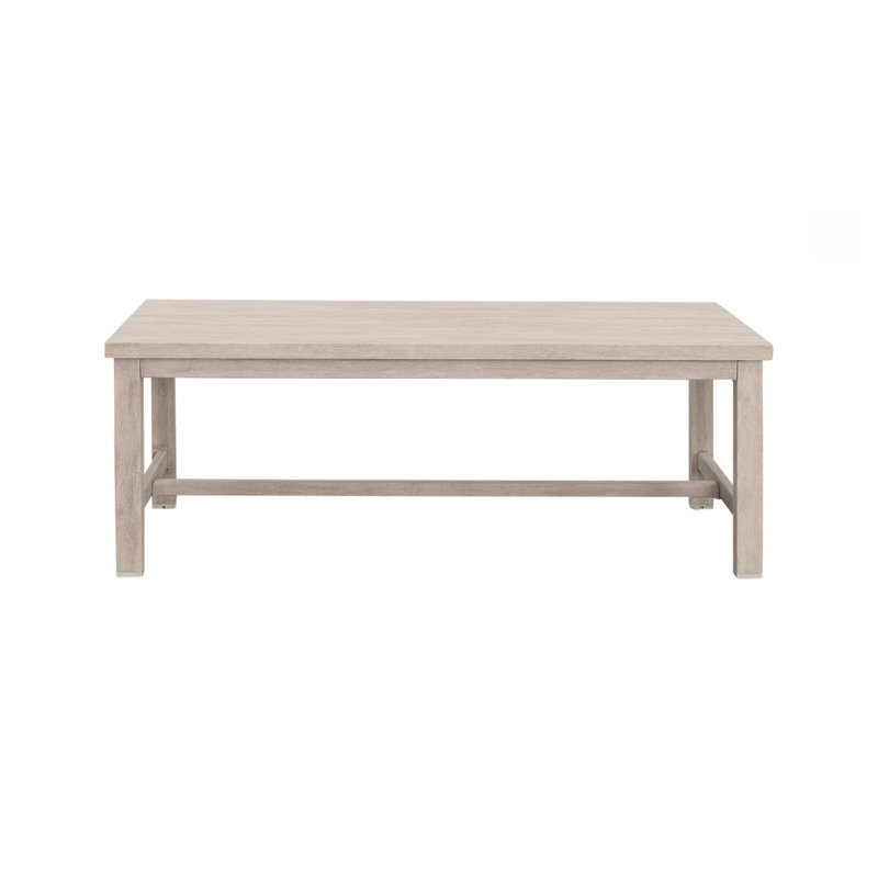 Durable Aluminum Coffee Table with Solid Construction