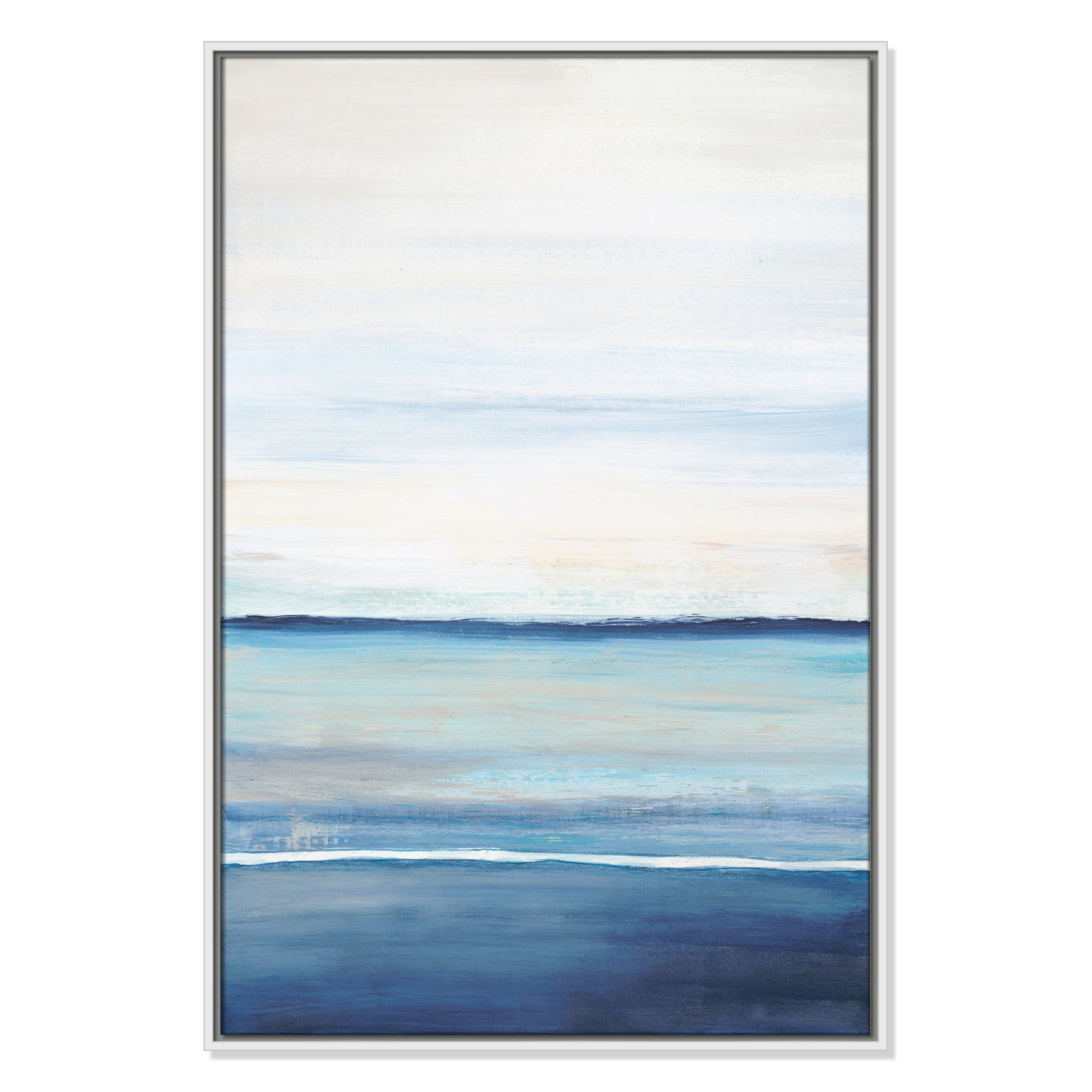 Emmit "Distant Whispers" Print by Filippo Ioco, 37.5" H x 25.5" W x 2" D, White Framed Canvas