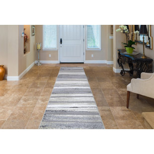 Roseman Striped Beige/Gray Area Rug