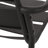 Fredell 2 - Person Modern Outdoor Bistro Set with Round Table, Curved Iron Frames, Open Slat Seating & Compact Design-107122