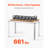 Mini Split Ground Stand Adjustable Anti Vibration for 9000-36000 BTU-113403641