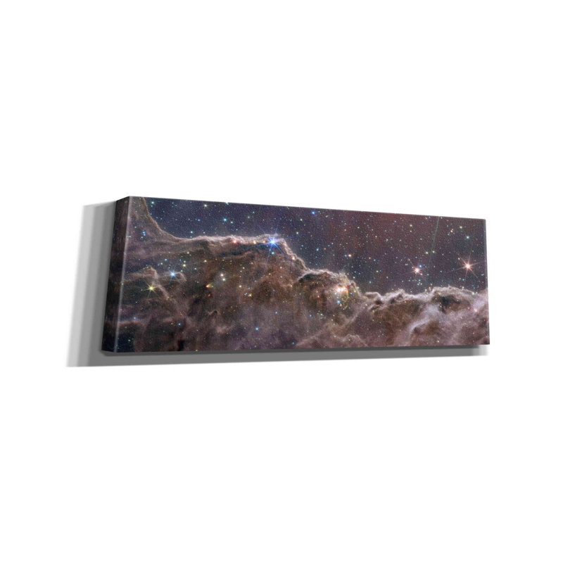 «Cosmic Cliff in the Carina Nebula» par la NASA, art mural sur toile, H 12 po x l 36 po x P 1,5 po