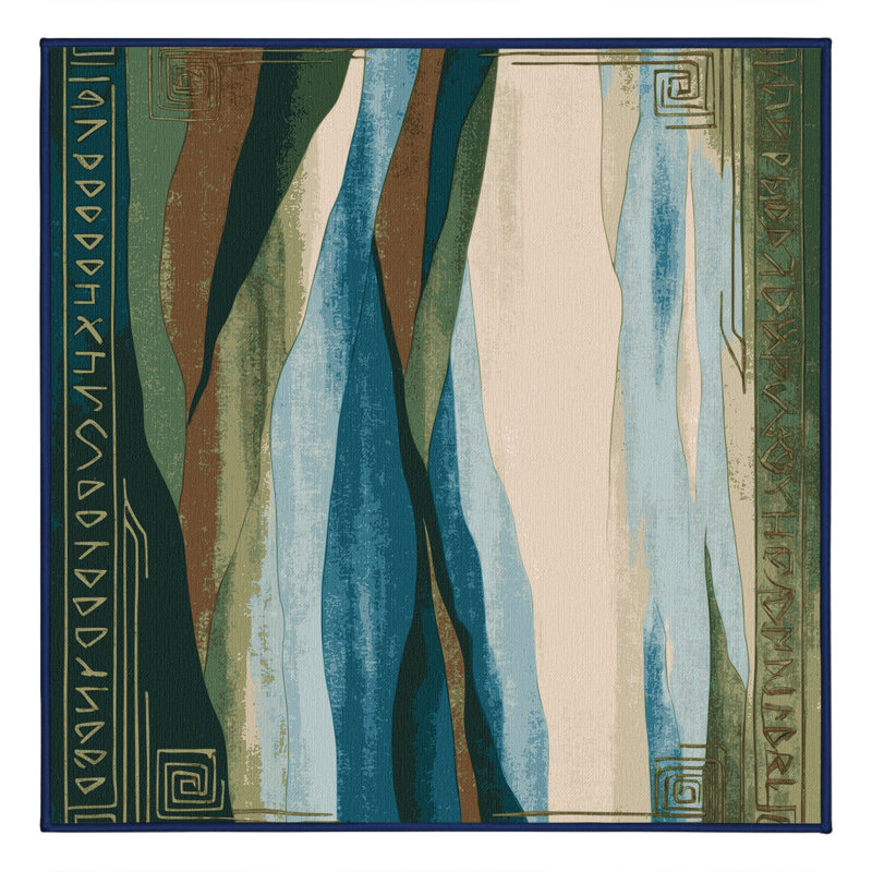 Tapis Tranquil Maze, Carré 6 pi