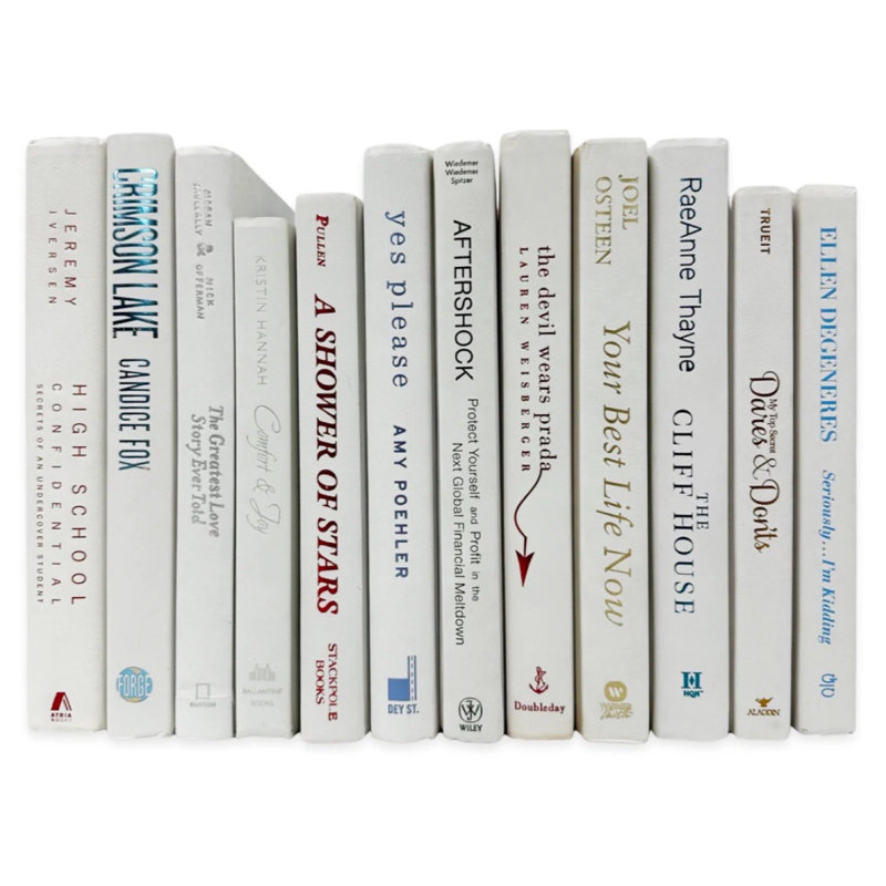 Livres blancs modernes par couleur et pied
