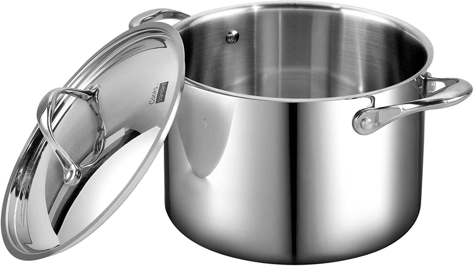 Cooks Standard 8 Quart Stainless Steel Stock Pot With Lid Wayfair 8472