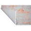 Tapis argenté / orange noué à la main de haute qualité-81199447