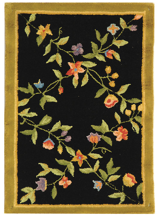 Berkley Wool Pile Floral Rug, Rectangle 7'9" x 9'9"