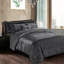 Deane Blue Hypoallergenic Microfibre 180 TC Duvet Cover Set-1657883065-1657883058