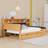 Full Size Wood Daybed with Twin Trundle and Charging Station-1690193647