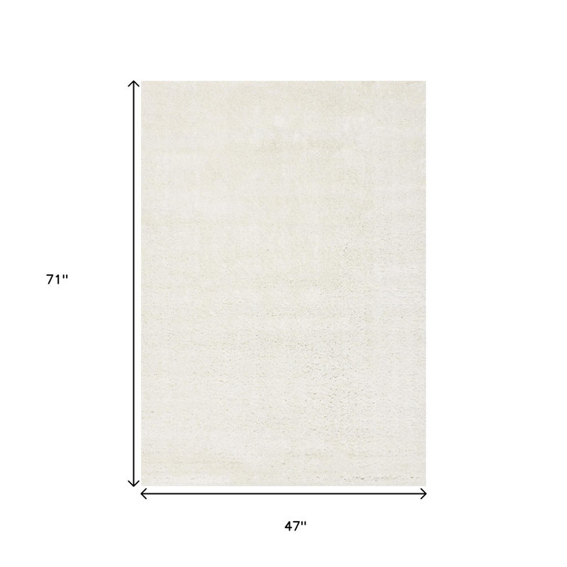 4' X 6' Cream Area Rug