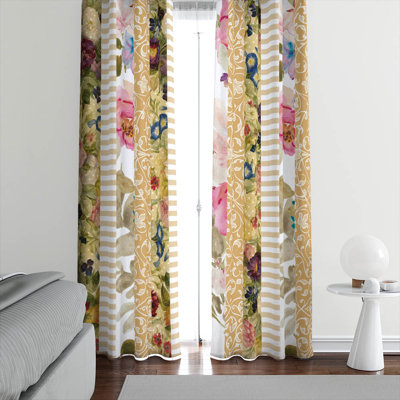Semi Sheer Curtain Pair