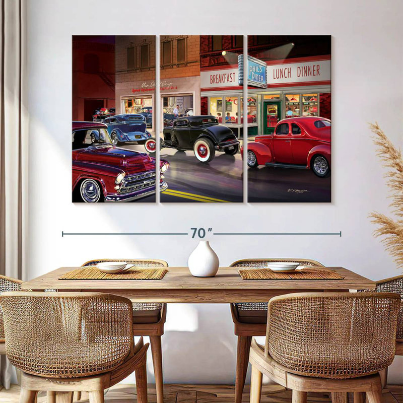 Phil's Diner, H 24 po x l 38 po