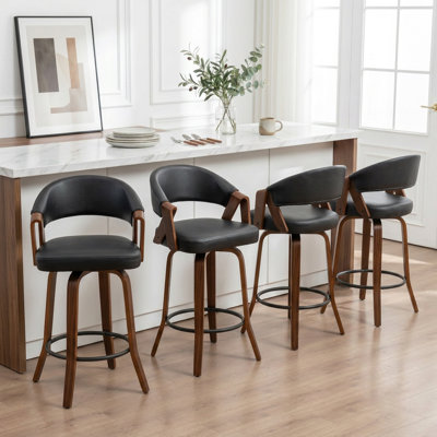 Tabouret de comptoir pivotant Ayala