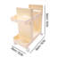 Étagère de rangement multifonctionnelle en plastique avec roulettes 19,7 po Lahja-1667762758