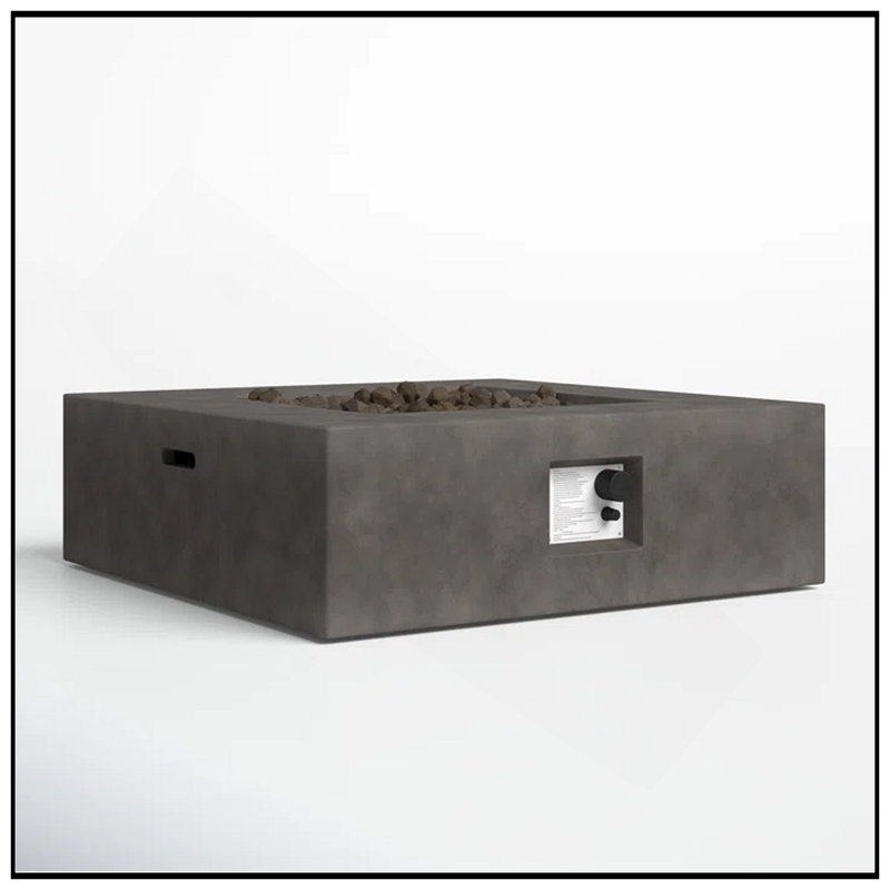12" H Outdoor Fire Pit Table