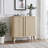 Aurel Mid-Century Modern 27.6" Accent Cabinet with Fluted Doors-1532458493
