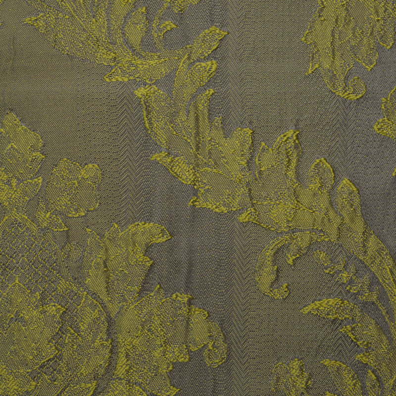Riviera - 110" Botanical Organza Drapery & Window Curtain, Golden
