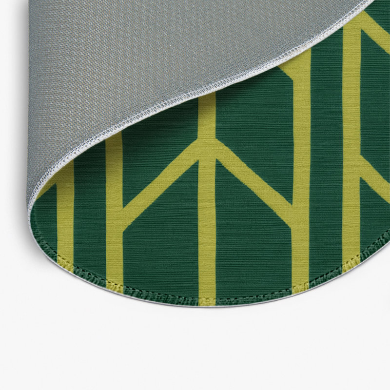 Tapis vert intérieur et extérieur Trellis, Rond 5 pi