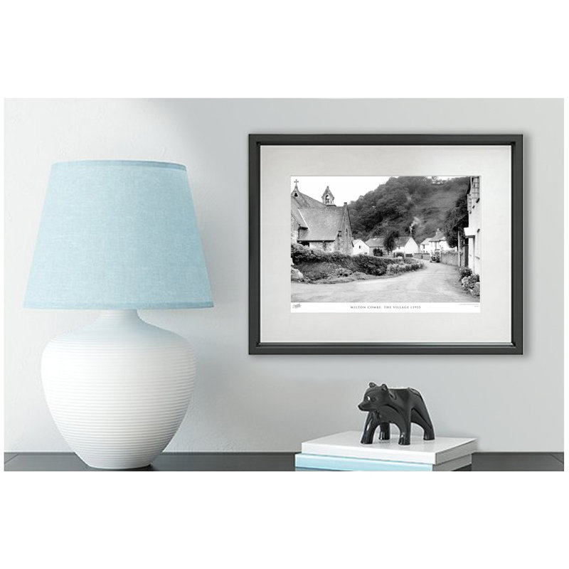Milton Combe, The Village C1955 by Francis Frith - Single Picture Frame Print, 28cm H x 36cm W x 2.3cm D