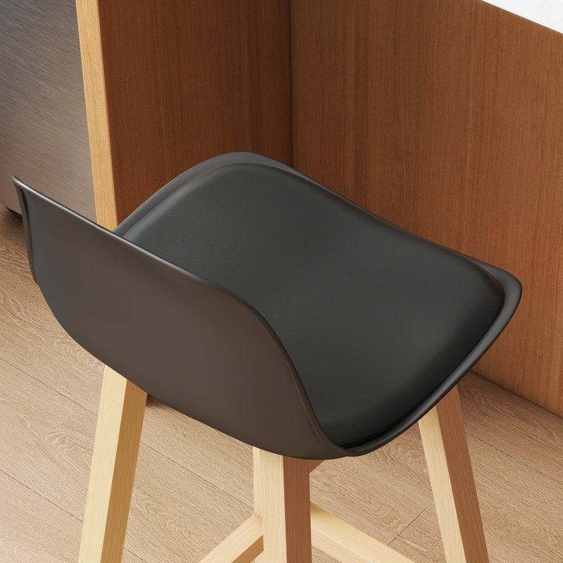 Tabouret de bar 29,3 po Nala, Noir