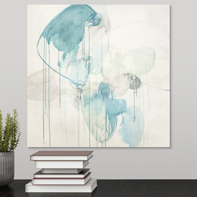 « subtil cobalt », peinture sur toile