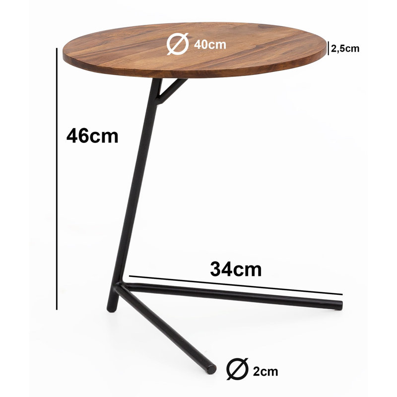 Aldona Solid Wood End Table
