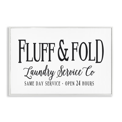 Art de giclée Fluff & Fold par lettrage et doublure