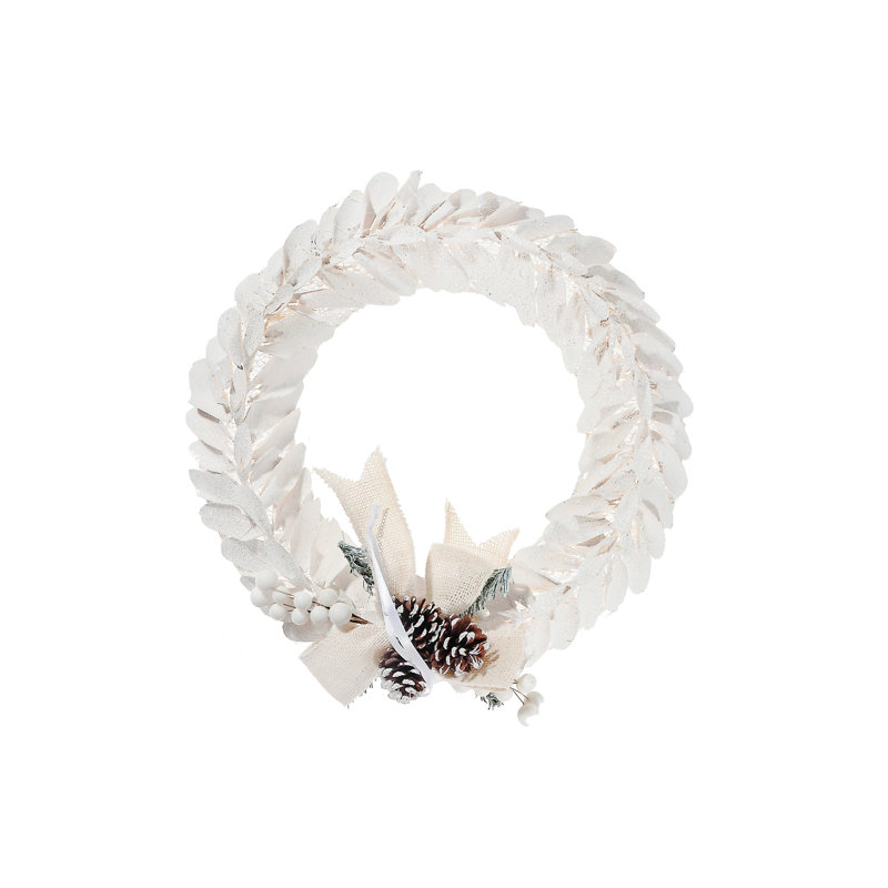 Couronne de rotin 14 po éthéré