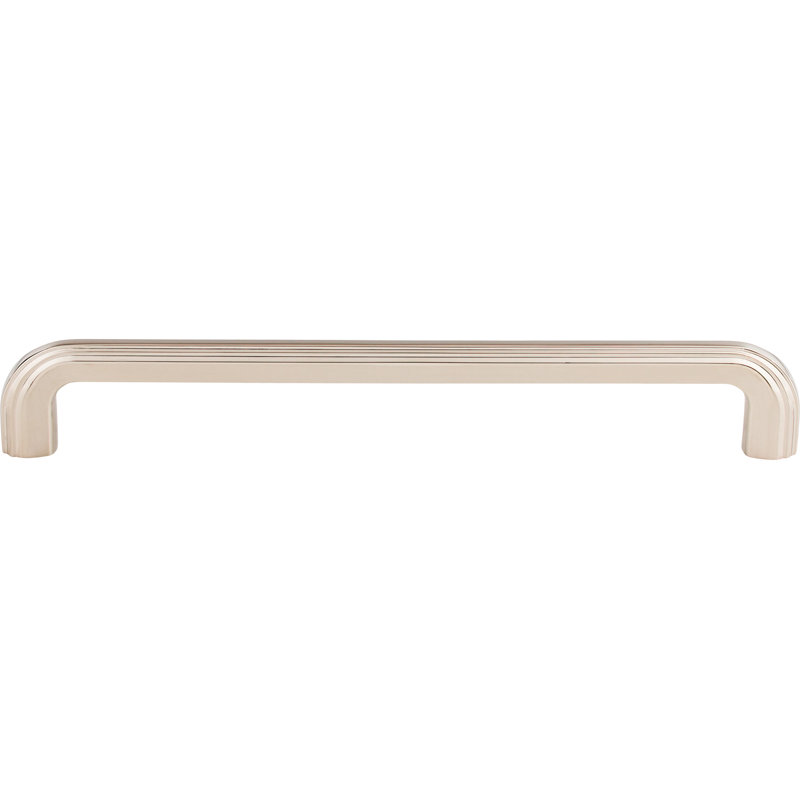 Victoria Falls Bar Pull, Polished Nickel, 8" Center to Center