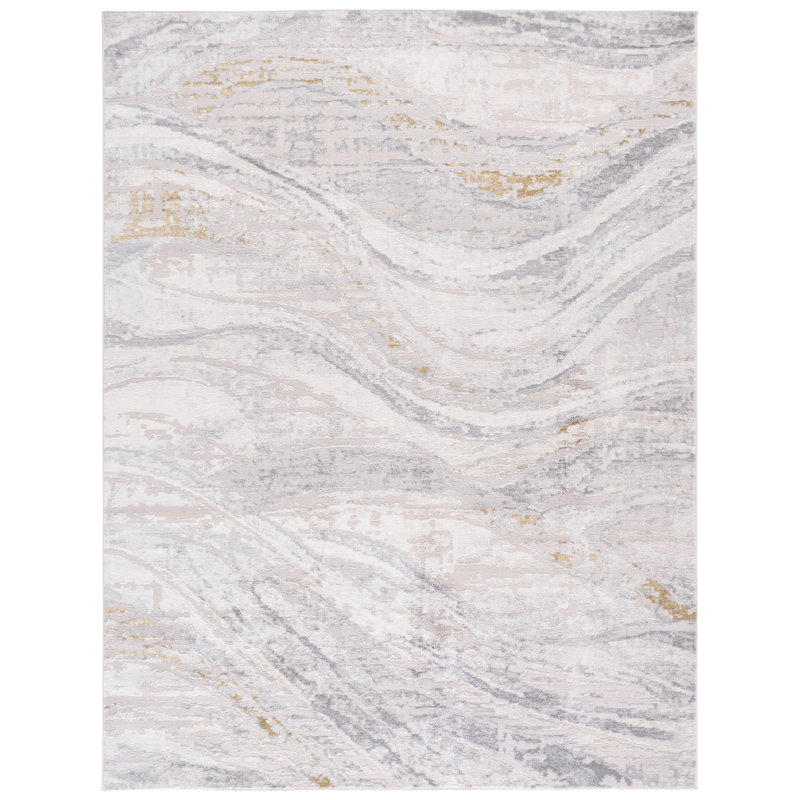 Palma Performance Abstract Rug, Rectangle 8' x 10'