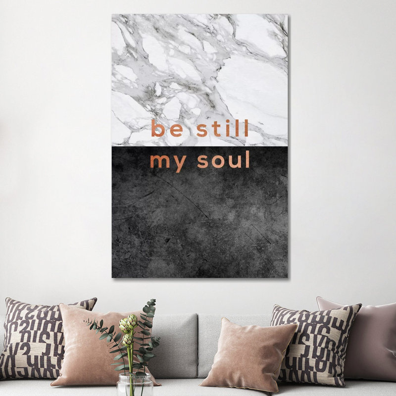 Be Still My Soul Copper by Orara Studio - Wrapped Canvas Print, 152.5 cm H x 101.5 cm W