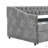 Twin Size Daybed With Drawers Upholstered Tufted Sofa Bed, With Button On Back And Copper Nail On Waved Shape Arms-1167771006