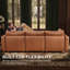 41" Leather Upholstered Sectional Sofa with Hidden Storage-73704680-73704695